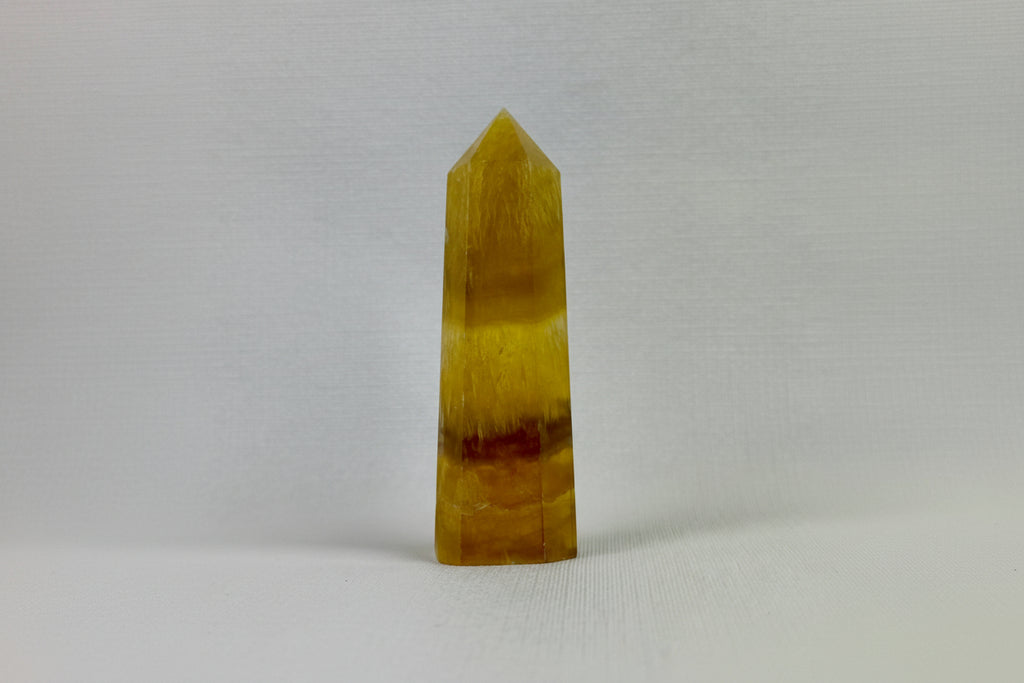 Yellow Fluorite and Calcite Towers