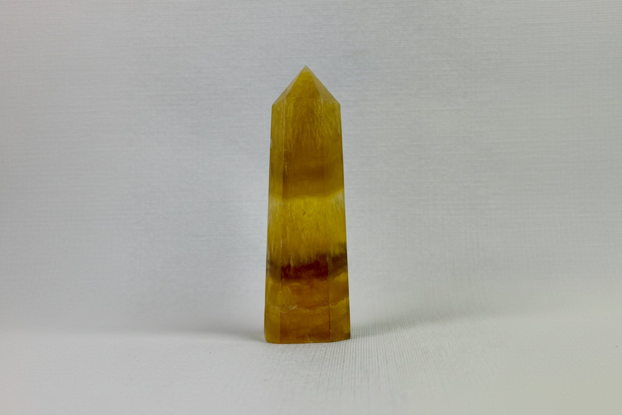 Yellow Fluorite and Calcite Towers