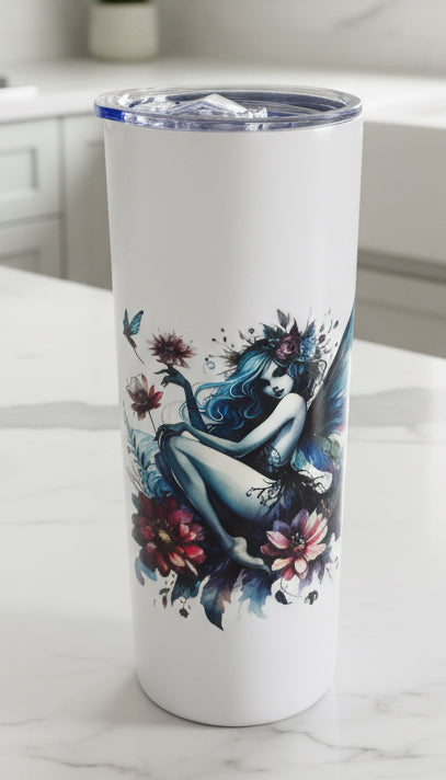 Gothic Fairy, Skinny Tumbler