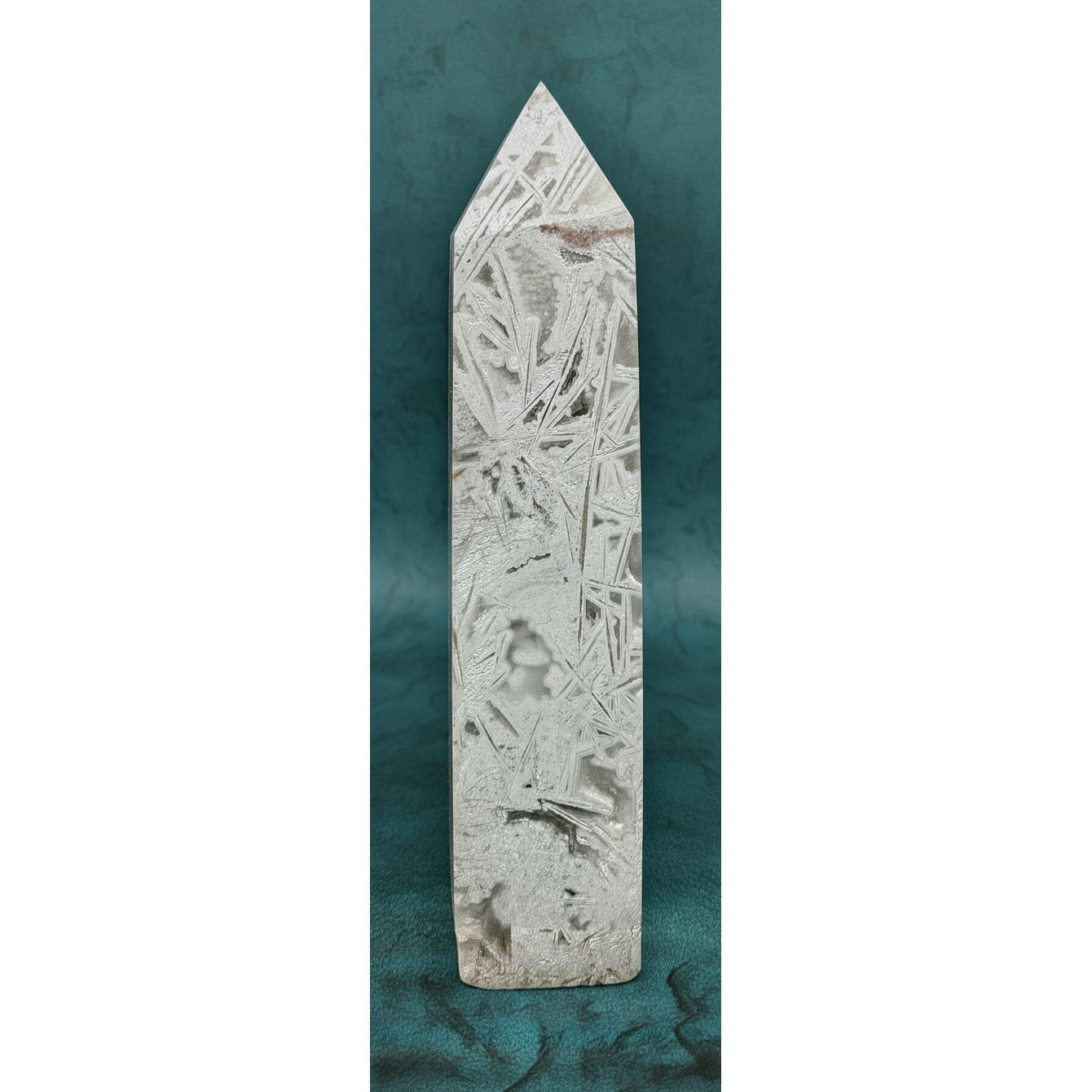 White Lace Agate Tower