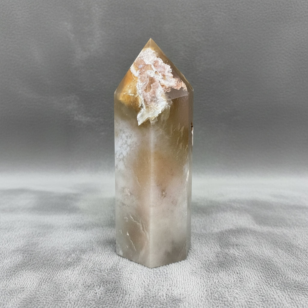Druzy Agate Tower