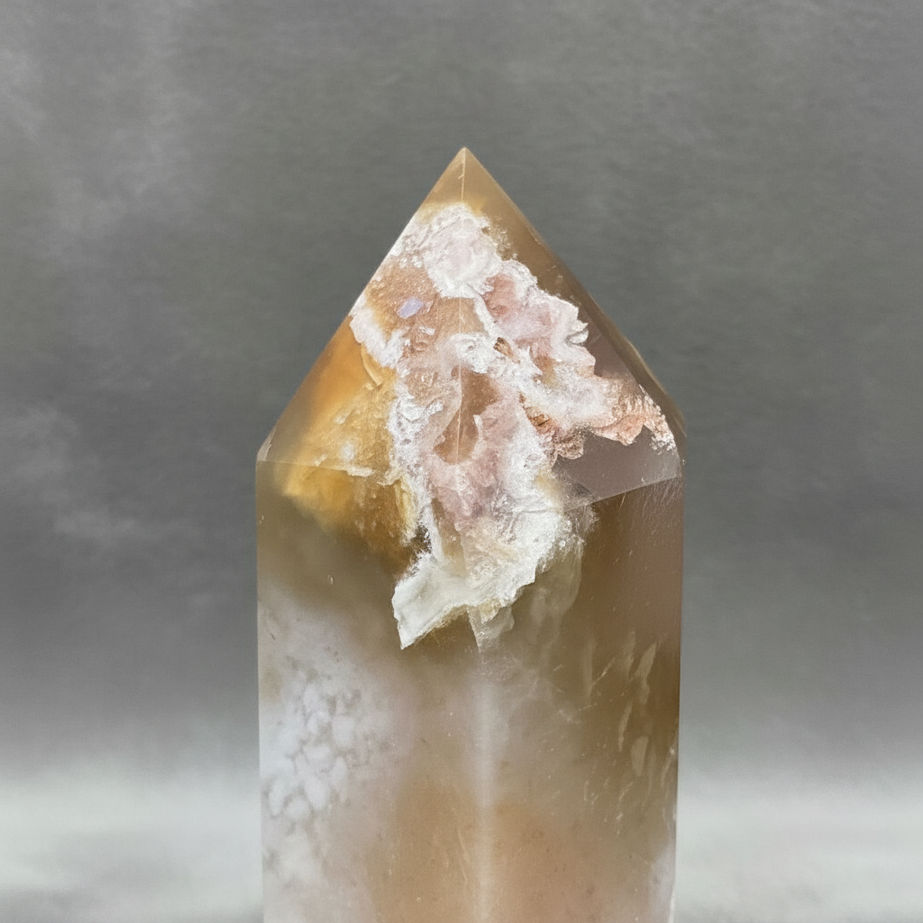 Druzy Agate Tower