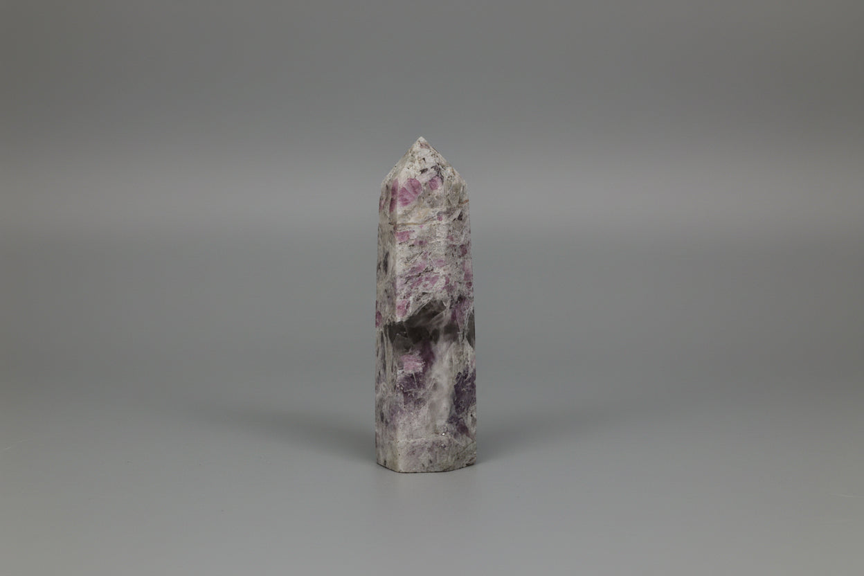 Pink Tourmaline and Mica Towers