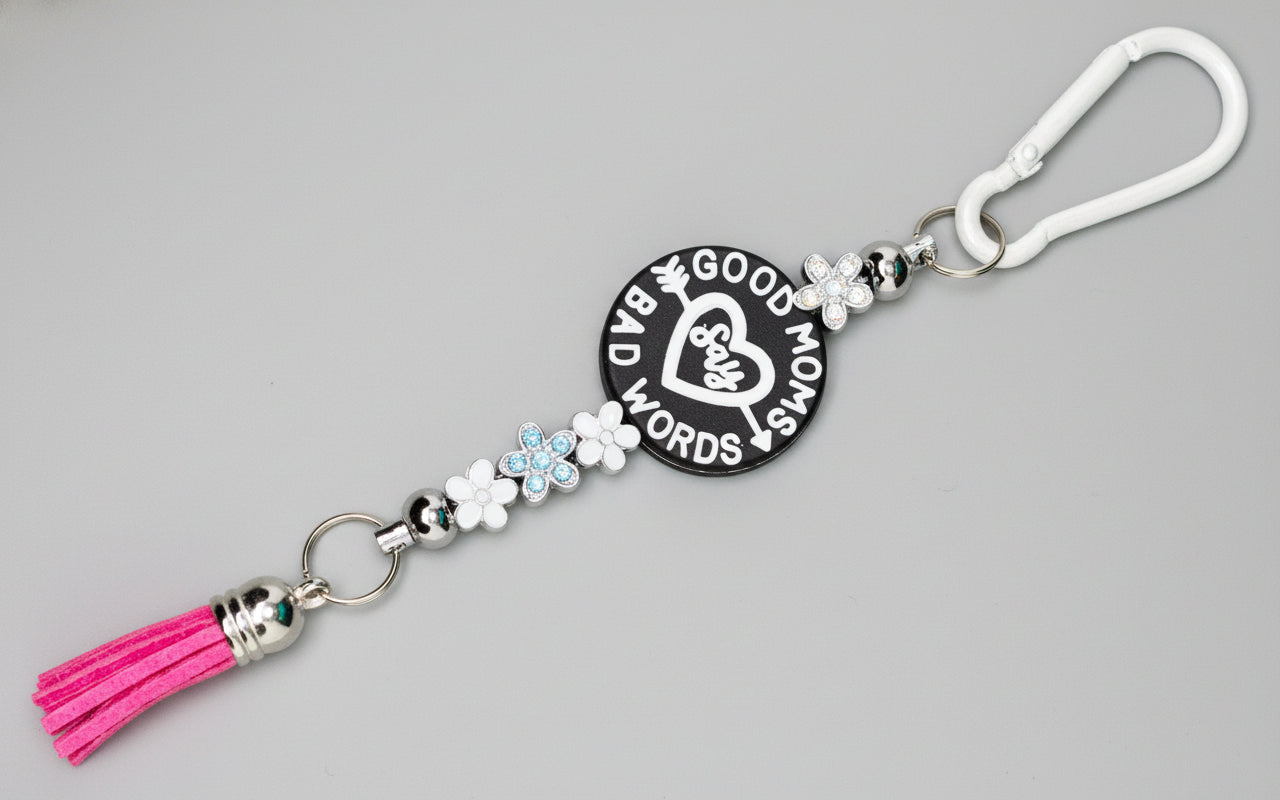 Silicone Beaded Bag Tags