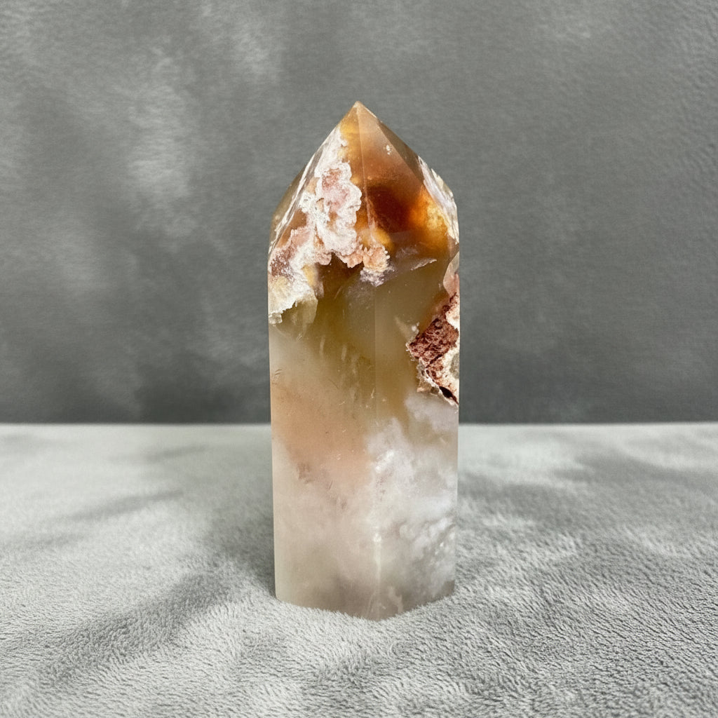 Druzy Agate Tower