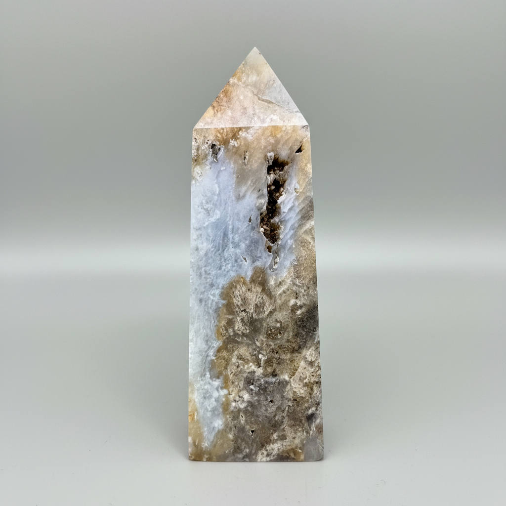 Druzy Agate Tower