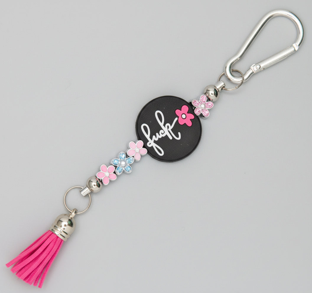 Silicone Beaded Bag Tags