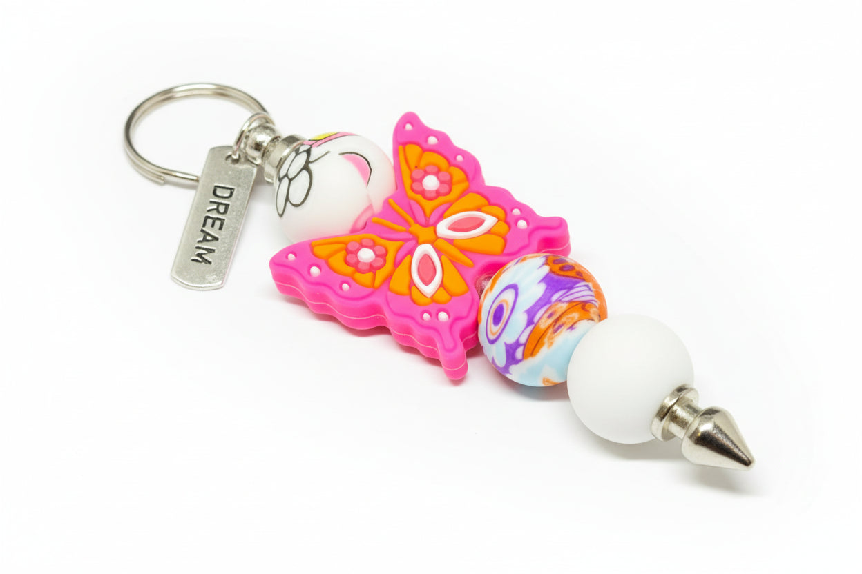 Assorted Silicone Keychains & Bag Tags