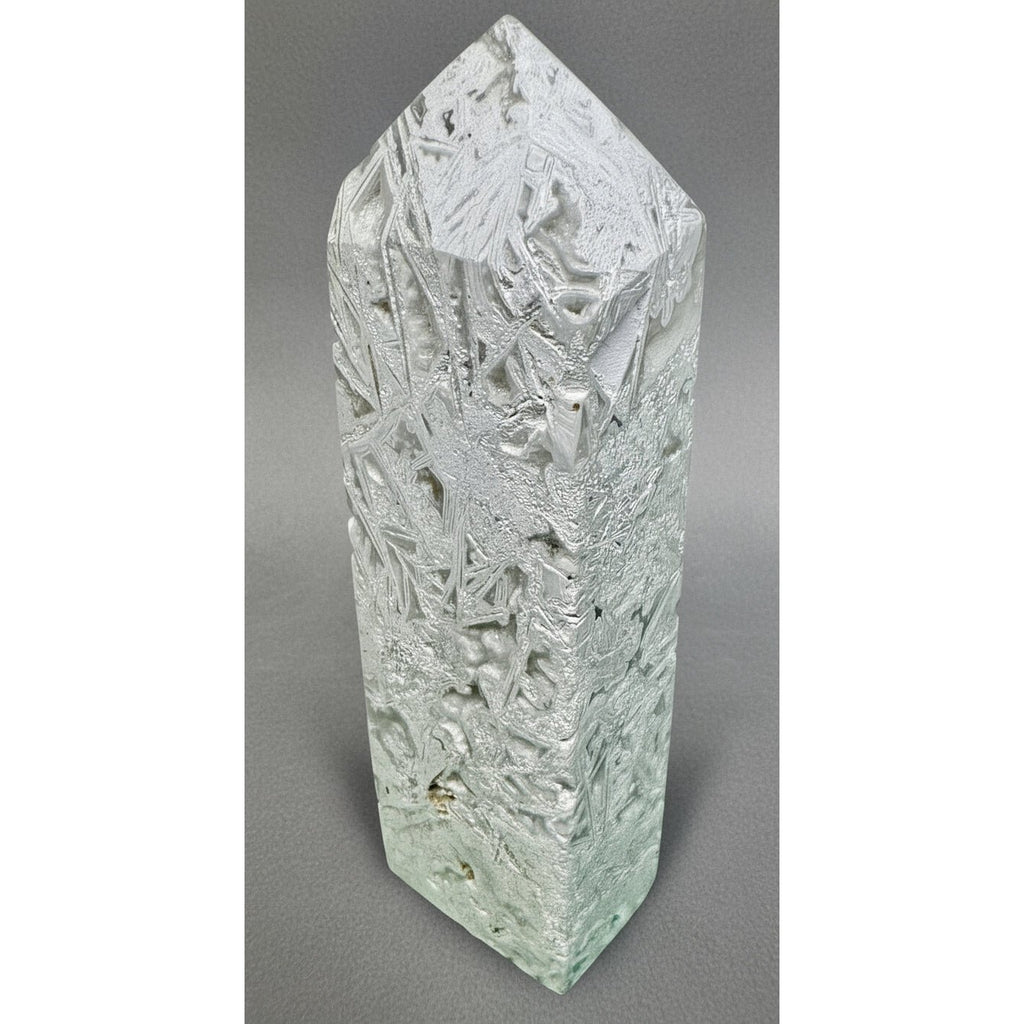 White Lace Agate Tower