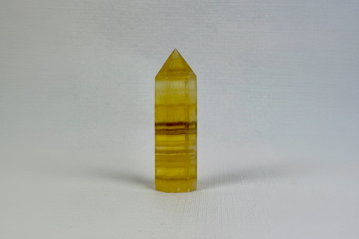 Yellow Fluorite and Calcite Towers