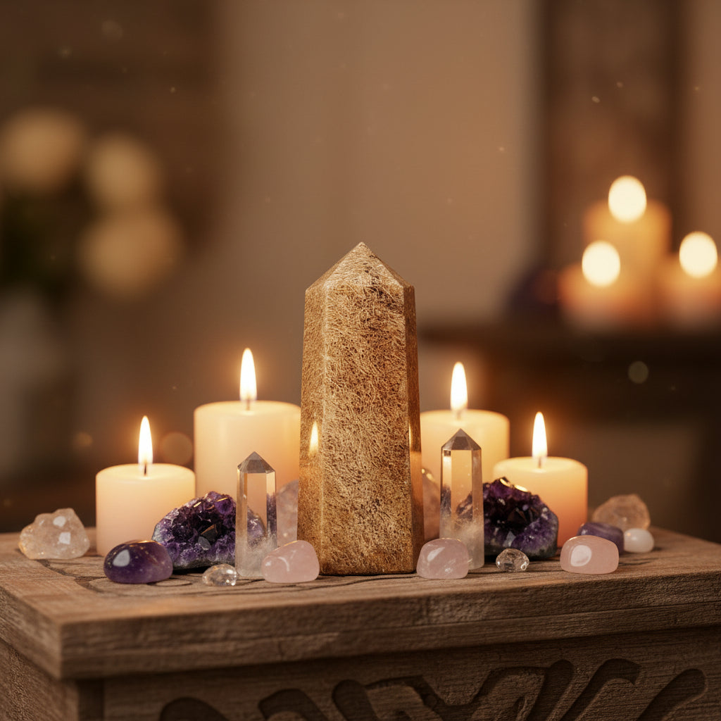 Golden Hair Rutilated Quartz