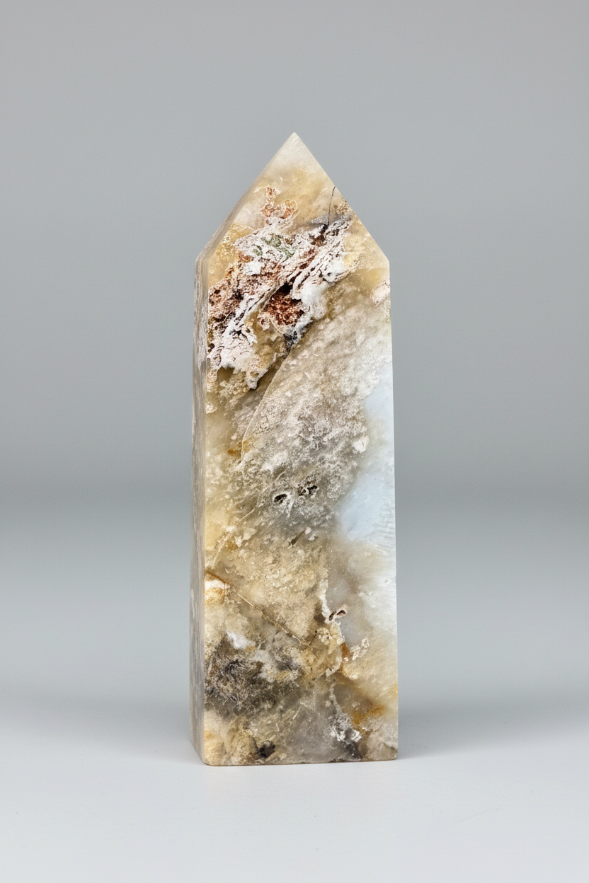 Druzy Agate Tower