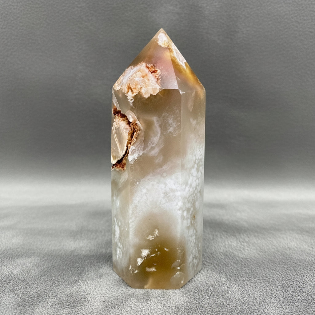 Druzy Agate Tower