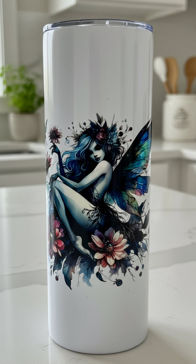 Gothic Fairy, Skinny Tumbler
