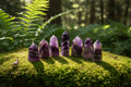 Chevron Amethyst Points