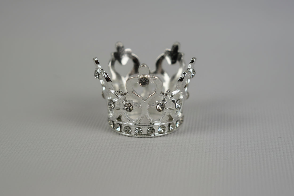 Silver Crystal Sphere Crowns