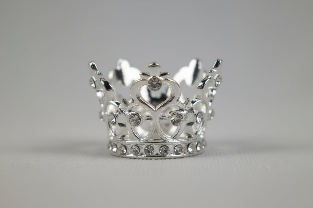 Silver Crystal Sphere Crowns