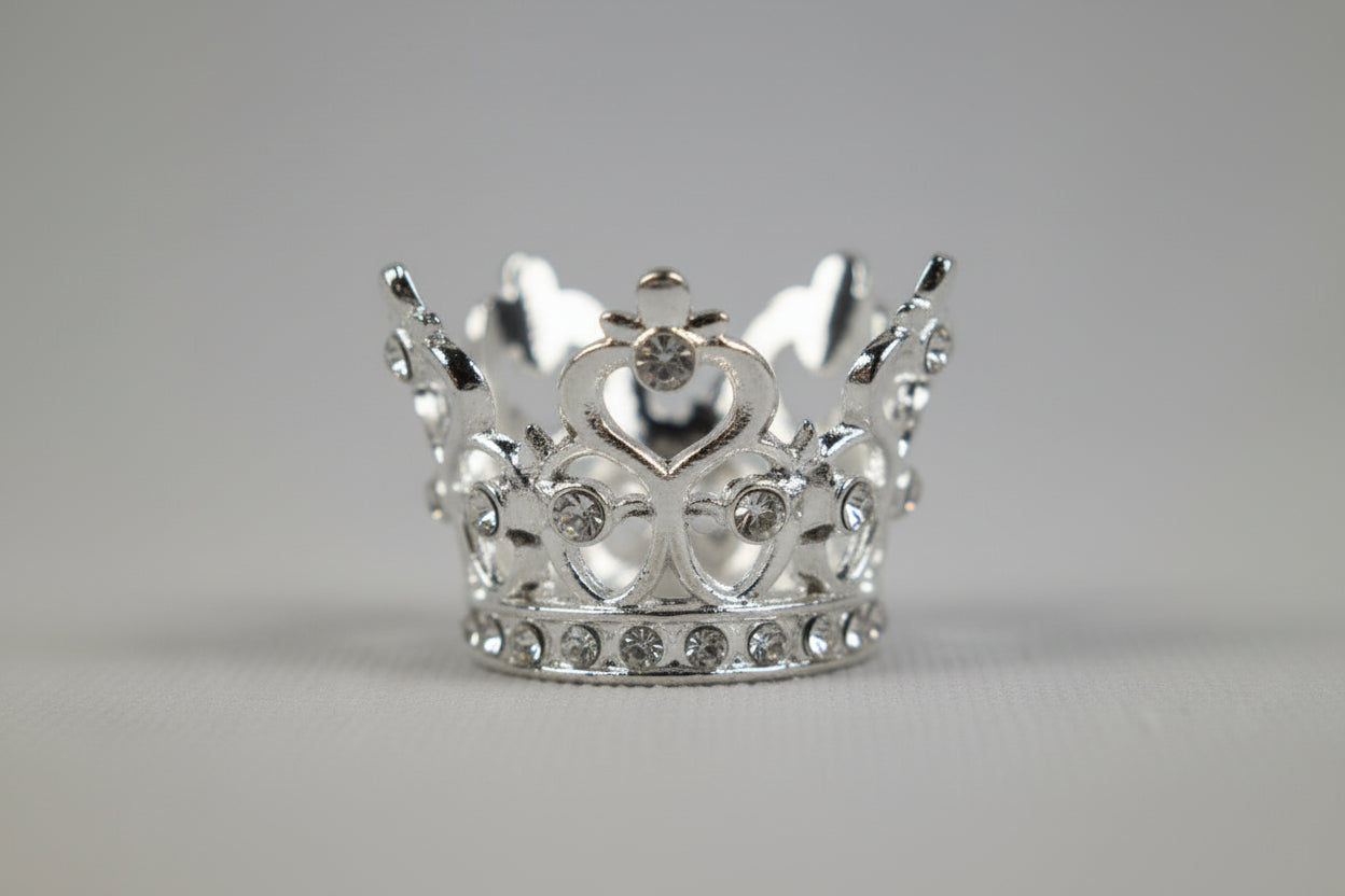 Silver Crystal Sphere Crowns