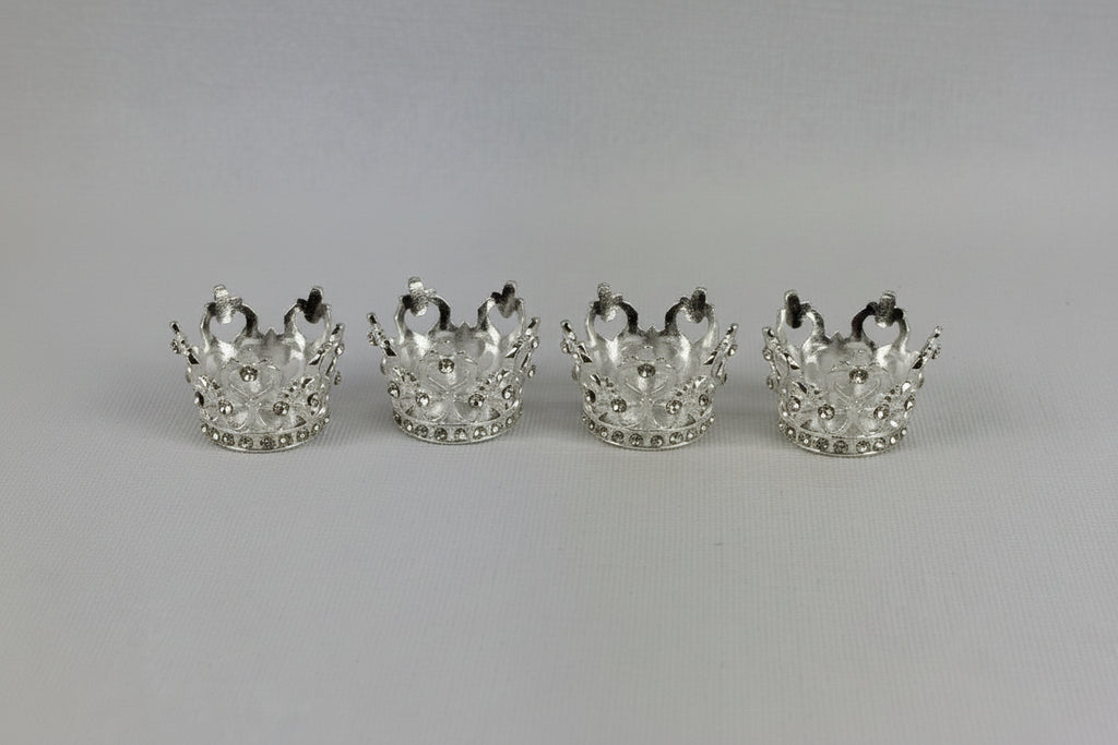 Silver Crystal Sphere Crowns
