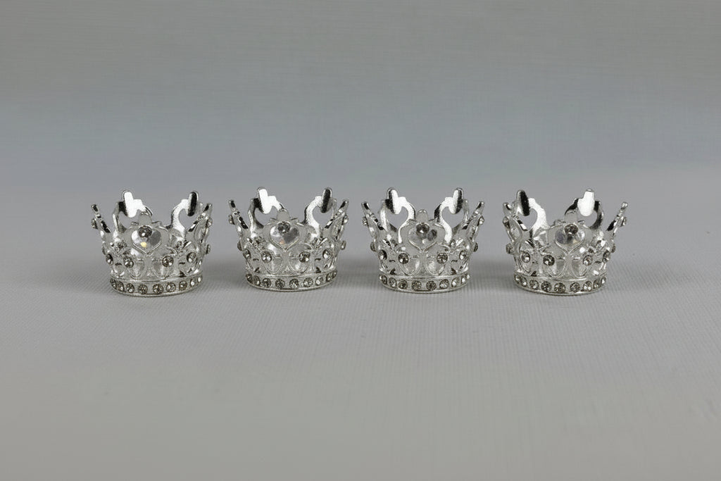 Silver Crystal Sphere Crowns