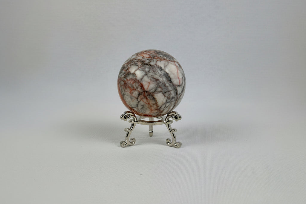 Red Vein Jasper Sphere