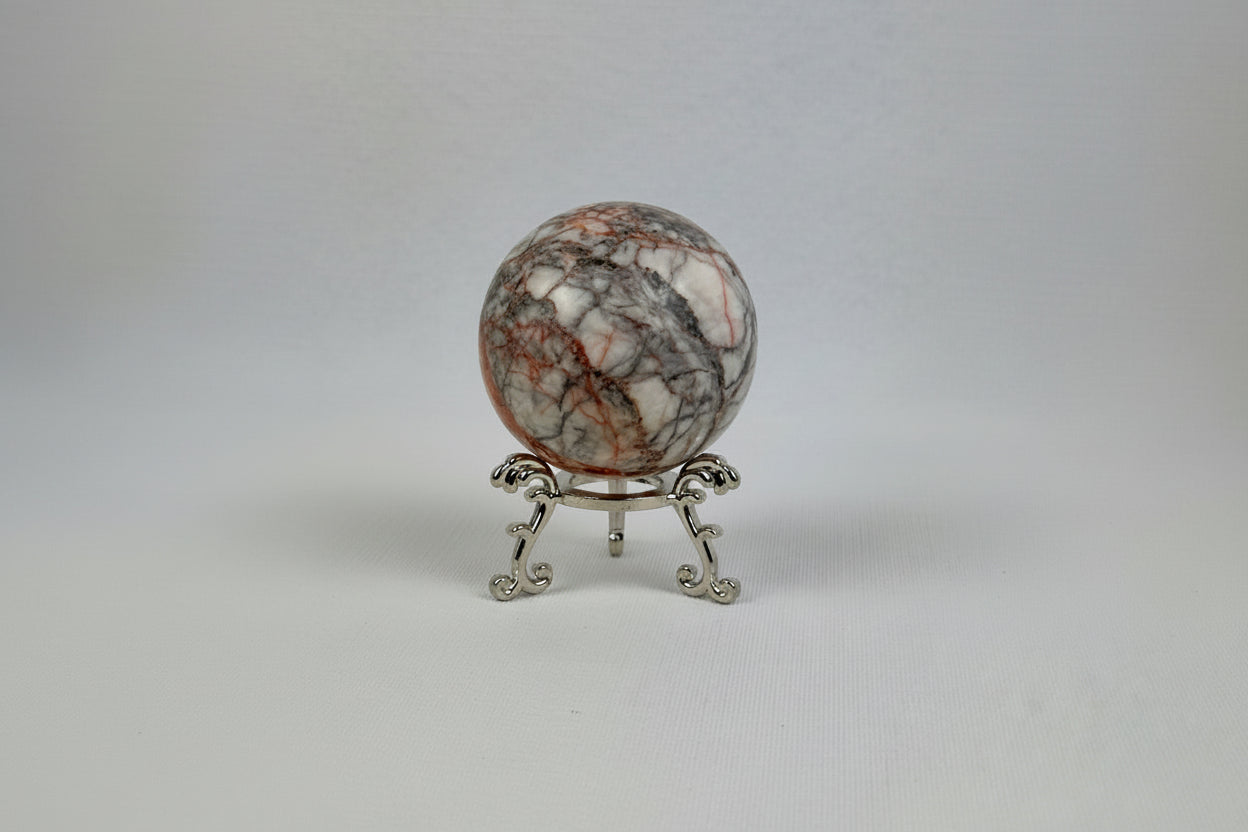Red Vein Jasper Sphere