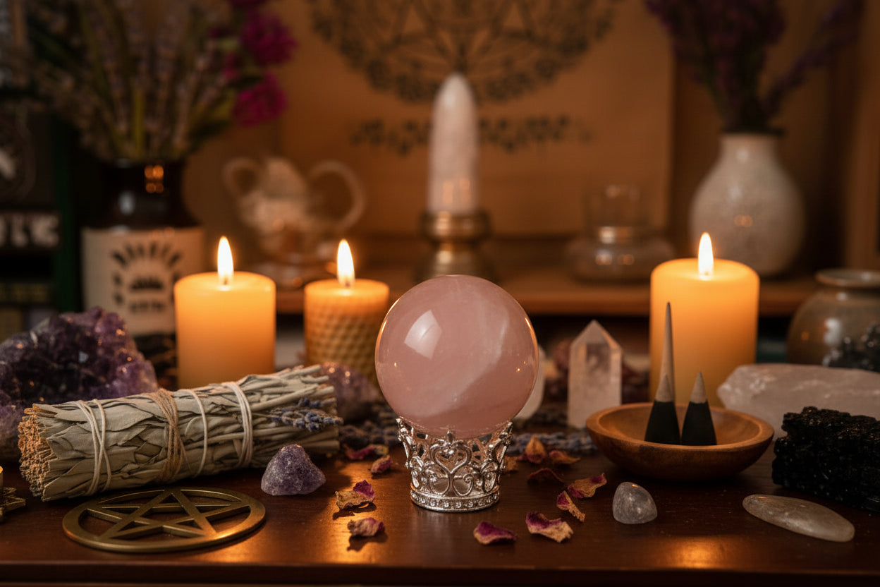 Silver Crystal Sphere Crowns