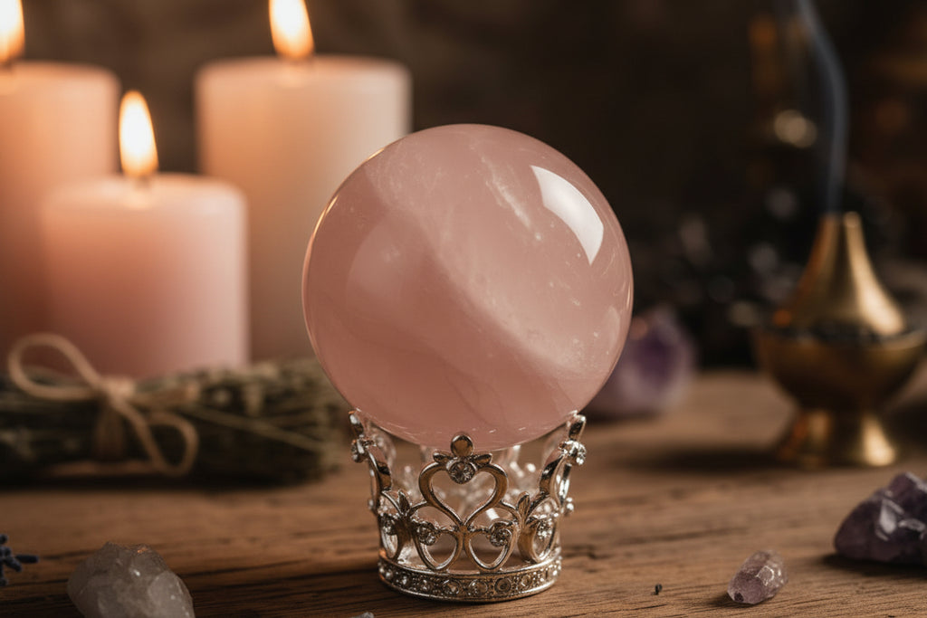 Silver Crystal Sphere Crowns