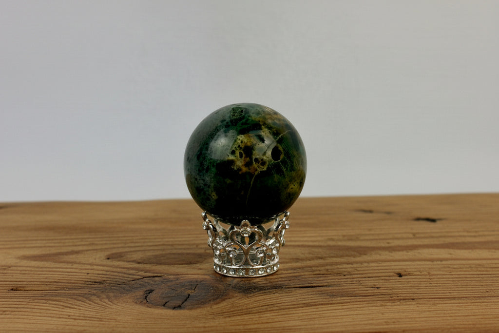 Silver Crystal Sphere Crowns