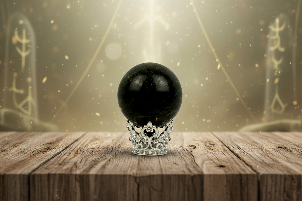 Silver Crystal Sphere Crowns