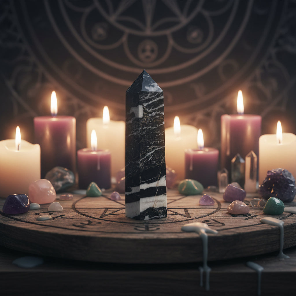 Zebra Marble Tower